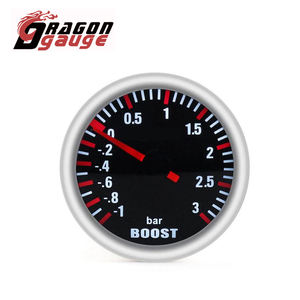 DRAGON GAUGE-Espejo Digital LED para coche, medidor automático de tubo de 52mm, 12V, con Sensor, medidor de refuerzo, <span class=keywords><strong>3</strong></span> Bar, Universal, 6142s - Product Image 2