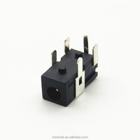 Prise d'alimentation CC 30V KD DS-008 2A en laiton plaqué argent, largeur d'entrée 0,7 mm, connecteur femelle 3 pôles en nylon, certifié ISO9001
