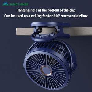 Ventilador de Escritorio USB de 5000mAh-10000mAh, Silencioso, de Larga Duración, Portátil, Mini Ventilador de Oficina para el Hogar, Ventilador con Clip - Product Image 3