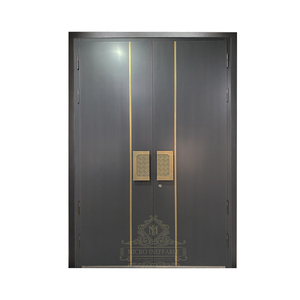 <span class=keywords><strong>Porte</strong></span> blindée anti-incendie de <span class=keywords><strong>style</strong></span> <span class=keywords><strong>ancien</strong></span> Portes de sécurité extérieures modernes en acier galvanisé Portes <span class=keywords><strong>d</strong></span>'<span class=keywords><strong>entrée</strong></span> en aluminium - Product Image 5