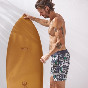 Outseam Performance Stretch All Day Pro Boardshort Quick Dry Breathable Corduroy Casual Swim <b>Trunks</b> <b>Men</b> Custom Logo Drawstring - Product Image 2