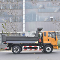 Camion benne léger Shacman 4X2 Euro 2, 10 tonnes, diesel, neuf, direction à gauche, moteur Yuchai, boîte de vitesses FAST
