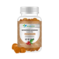 60 Gummies véganes sans sucre à la berbérine, cannelle de Ceylan, chardon-Marie et complexe de magnésium - Complément alimentaire pour le soutien immunitaire des adultes