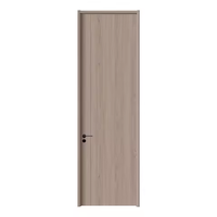 Mélamine isolation acoustique mdf HDF panneau de porte d'entrée en bois d'intérieur portes flash en bois design avec cadres