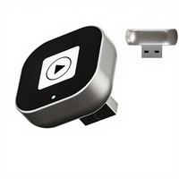Adaptador Inalámbrico CarPlay de Tipo Corto con Diseño de Conexión Directa, Convierte CarPlay con Cable a Inalámbrico, Compatible con Apple Android Auto USB Tipo-C