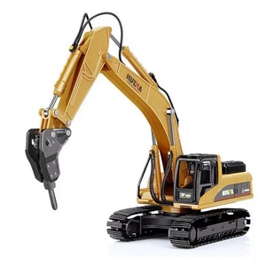 รถของเล่นเด็ก รุ่น SJY-1711 อัลลอยด์อิงค์เนียร์จิ้ง คอนส์เตอร์เนชั่น โมเดลรถขุดตีนตะขาบ รถรื้อถอน ขนาด 1:50 ผลิตจากวัสดุไดแคส - Product Image 2
