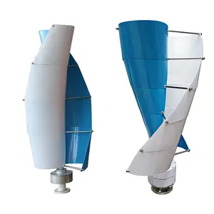 Практичная спиральная Вертикальная ветровая турбина 10 кВт, домашний ветрогенератор 10 кВт