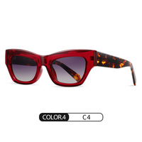Lunettes de soleil polarisées œil-de-chat en acétate TR90 à petite monture, avec logo personnalisé, protection UV400, pour femme