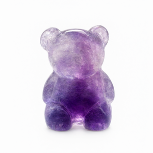Escultura de Oso de Fluorita Multicolor - Encanto Armonioso y Guardián Tranquilo - Escultura de Animal - Decoración para el Hogar - Product Image 2
