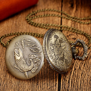 <span class=keywords><strong>Montre</strong></span> <span class=keywords><strong>de</strong></span> pêche à l'<span class=keywords><strong>ancienne</strong></span> - <span class=keywords><strong>Montre</strong></span> <span class=keywords><strong>de</strong></span> <span class=keywords><strong>poche</strong></span> à quartz à cadran numérique arabe steampunk avec pendentif <span class=keywords><strong>de</strong></span> chasseur <span class=keywords><strong>de</strong></span> poissons - Cadeau idéal pour <span class=keywords><strong>homme</strong></span> - Product Image 3