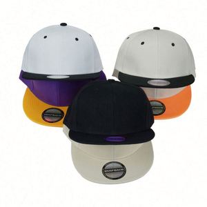 Gorra de Béisbol al por Mayor, Impermeable, de 6 Paneles, Visera Plana, Perfil Alto, Estilo Hiphop, para Deportes al Aire Libre, con Cierre a Presión - Product Image 5