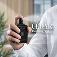 Spray de parfum pour homme au bois d'oud de qualité supérieure, arôme boisé élégant et pur, parfum masculin de luxe longue durée