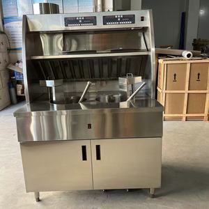 Friteuse industrielle double pression Shineho, la plus vendue, fabriquée en Chine, personnalisable, pour KFC, friteuse combinée en promotion - Product Image 5