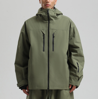 Veste de ski 3L 15000mm imperméable Softshell unisexe hiver 100% polyester