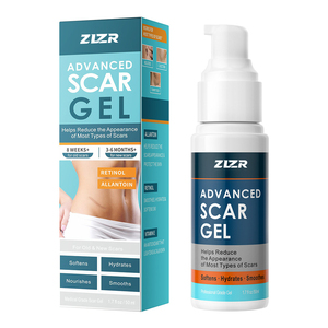Gel avancé de réparation des cicatrices pour les cicatrices anciennes et récentes, vergetures après césarienne, marques d'acné, cicatrices post-opératoires, gel hydratant lissant pour la peau - Product Image 1
