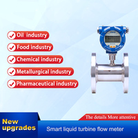 Venta directa de medición de aceite hidráulico y agua pura por fabricantes de caudalímetros de turbina líquida