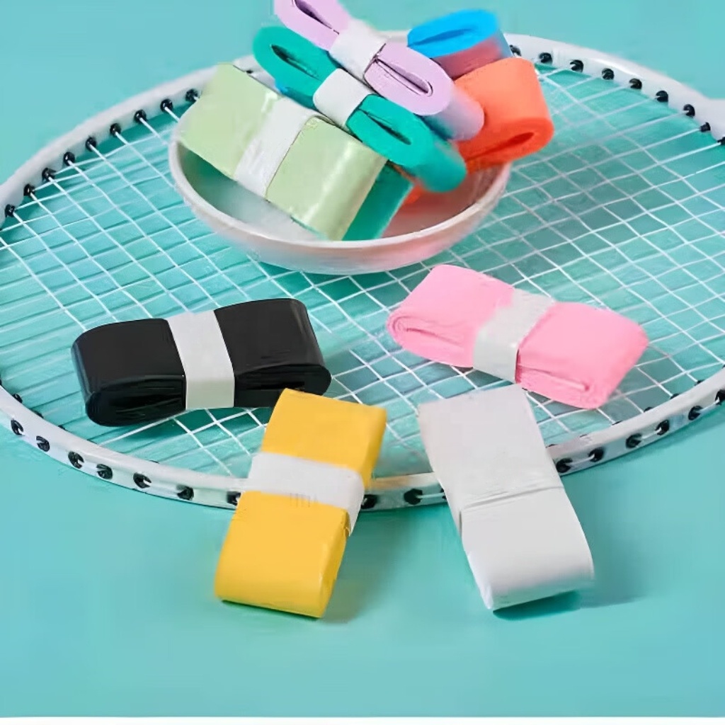 Wholesale Factory Supply Cheap Pu Overgrip Sweat-absorbent Tacky Over Grip for Badminton Tennis Pickleball Paddle