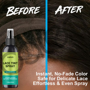 Spray dentelle marque privée imperméable à l'eau forte fixation cheveux <span class=keywords><strong>Mousse</strong></span> dentelle teinte Spray cheveux cire bâton tresse Gel perruque ensemble d'installation - Product Image 3