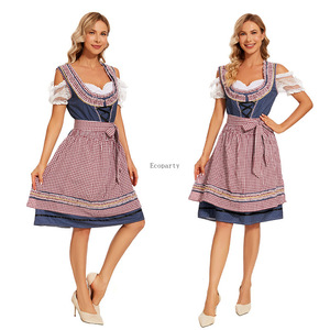 Ecoparty-Costume Oktoberfest bavarois pour <span class=keywords><strong>femme</strong></span>, robe <span class=keywords><strong>de</strong></span> <span class=keywords><strong>femme</strong></span> <span class=keywords><strong>de</strong></span> <span class=keywords><strong>chambre</strong></span>, nouvelle collection 2024 - Product Image 4