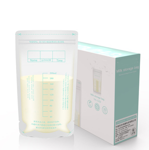 Transportation Milk Breast Double Zip Reusable Breastmilk Storage Bag
