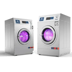 Peralatan mencuci pakaian komersial koin atau kartu dioperasikan mesin cuci cucian