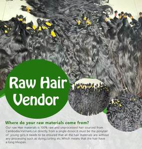 Produits de dropshipping : Cheveux humains indiens bruts noirs naturels en vrac, extensions de cheveux bohèmes, cheveux à tresser, fournisseur en gros - Product Image 4