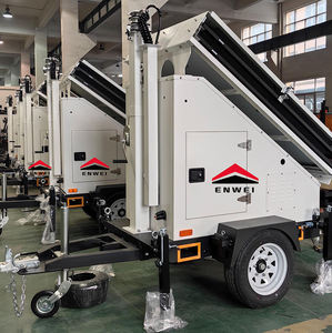 Nouvelle Conception 2026 : Remorque Mobile Solaire pour Caméra, Remorque de Surveillance CCTV Solaire Portable pour la Surveillance d'Usine - Product Image 6