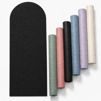 Tapis de sport rectangulaire personnalisé avec extrémités semi-circulaires en PU, épais, en mousse à mémoire de forme, antidérapant, pour salle de sport à domicile