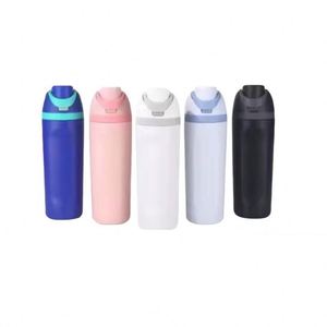 Bouteille d'eau isotherme 600 ml avec poignée, impression de logo personnalisé, double paroi en acier inoxydable, bouteille d'eau de sport - Product Image 2