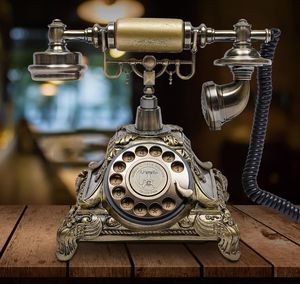 Téléphone vintage antique rétro <span class=keywords><strong>enregistreur</strong></span> <span class=keywords><strong>de</strong></span> messagerie vocale mariage pour livre d'or audio téléphones filaires pour l'enregistrement <span class=keywords><strong>de</strong></span> messages - Product Image 4