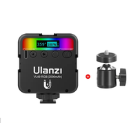 Ulanzi VL49 Mini lumière vidéo LED RGB 2700K-9000K sur caméra lumière de remplissage photographie éclairage poche en direct Tiktok Vlog lampe