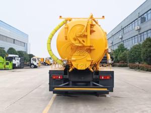 รถดูดฝุ่นแบบเจ็ท Dongfeng VR 2 เพลา 15 ลูกบาศก์เมตร, เครื่องยนต์คัมมินส์ 6 สูบ, ปั๊มสุญญากาศแบบวงแหวนน้ำสำหรับเครื่องยนต์เสริม - Product Image 6
