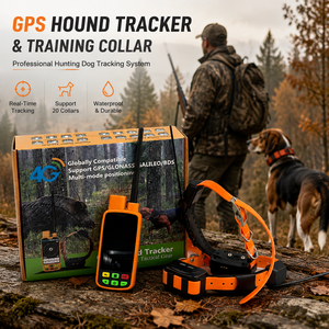 Traceur <span class=keywords><strong>GPS</strong></span> professionnel pour chiens Eseek pour les utilisateurs <span class=keywords><strong>Garmin</strong></span>, chiens de <span class=keywords><strong>chasse</strong></span> avec technologie VHF, <span class=keywords><strong>collier</strong></span> de suivi longue portée - Product Image 1