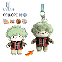 Sac à dos en peluche personnalisé Uyeah OEM/ODM CE CPC EN71 pour garçon et fille, figurine en peluche douce, jouet, porte-clés, cadeau pour enfant