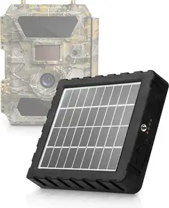 Painel solar de alta eficiência 8000mah, acessórios portáteis, carregador para jogo selvagem ao ar livre, trilha, caça, câmera para câmera