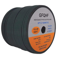 500ft SPT-2 18AWG Toron Conducteur Flexible Parallèle PVC Isolé Fils Électriques et Câbles SPT-2 Fil