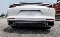 Utilisé pour Porsche 971 modification fibre de carbone diffuseur arrière kit carrosserie pare-chocs avant bord jupes latérales aileron arrière