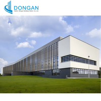 Almacén de Estructura de Acero Prefabricado Económico, Edificio Metálico Práctico para las Demandas de Almacenamiento Industrial Rural