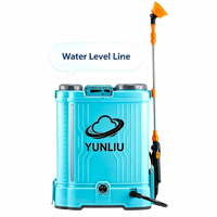 Pulvérisateur électrique à dos de 16L 20L avec agitateur de pesticides et indicateur de niveau d'eau