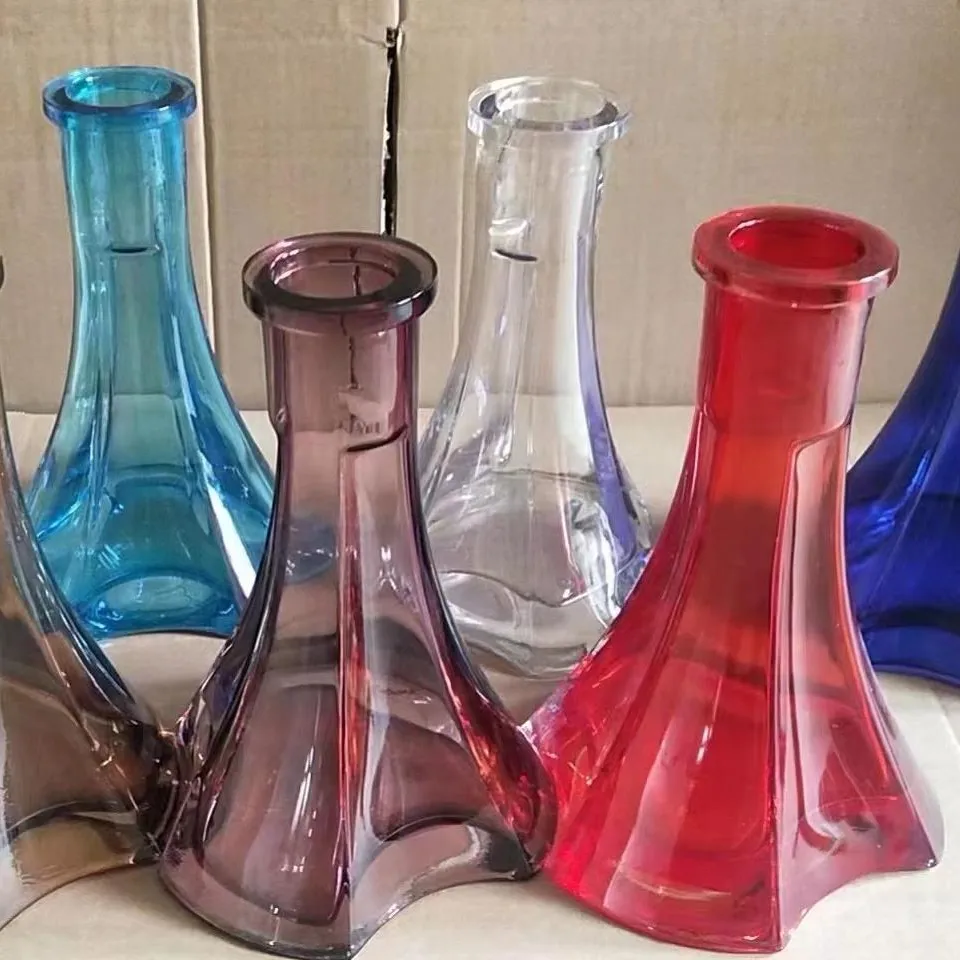 Russian hookah shisha glass vase Craft Shisha bottles hookah glass vase smoking glass