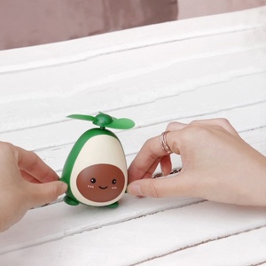 Mini ventilateur personnel rechargeable par USB, 3 couleurs au choix, design original et mignon en forme d'avocat, ventilateur personnel portable - Product Image 4