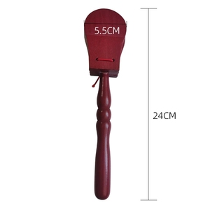 เครื่องดนตรีเคาะจังหวะไม้ด้ามยาวสีแดงสำหรับเด็ก ของเล่นสอนจังหวะออร์ฟ - Product Image 3