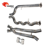 Tuyaux intermédiaires pour BMW S58 G80 G82 G87 M3 M4 M2 3.0T X Forme de tuyau Longueur égale Midpipe