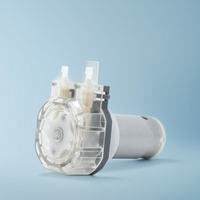 Pompe péristaltique de dosage de boissons de qualité alimentaire 24v Dc, 95-540ml/min, pompe péristaltique miniature pour la distribution de soda, de jus et d'eau, usine