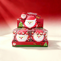 Jumbo Squishy Série Festive de Noël Père Noël, Bonhomme de Neige, Élan – Jouet Anti-Stress à Rebond Lent à Presser, Jouets Fidget