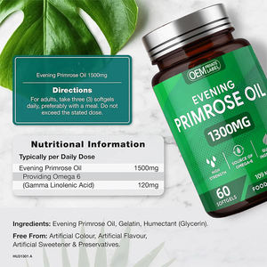 Oem Op Maat Gemaakte Teunisbloem <span class=keywords><strong>Softgel</strong></span> <span class=keywords><strong>Capsules</strong></span> Biologisch Natuurlijk Supplement <span class=keywords><strong>Primrose</strong></span> Olie <span class=keywords><strong>Softgel</strong></span> Plant Extract <span class=keywords><strong>Capsules</strong></span> - Product Image 3