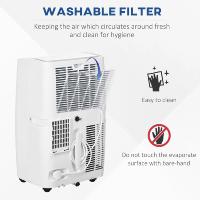 Climatiseur mobile intelligent Wifi pour maison connectée 12000 BTU 14000 BTU avec fonctions de refroidissement et de chauffage