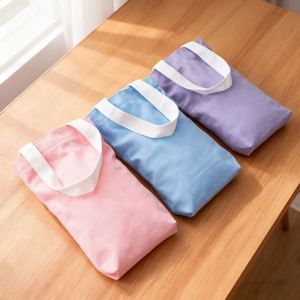 Sac fourre-tout en toile de coton réutilisable, personnalisable avec logo, idéal pour bouteilles d'eau, thé au lait et boissons – Offre Spéciale - Product Image 5