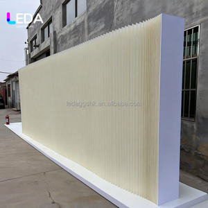 ฉากหลังอะคริลิคแบบรังผึ้งสำหรับงานแต่งงาน ดีไซน์ทันสมัย รุ่นใหม่ล่าสุด สำหรับจัดแสดงนิทรรศการ  ฉากกั้นห้องแบบพับได้ - Product Image 3