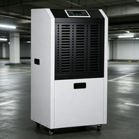 Déshumidificateur automatique sur pied 90L/J, système de séchage d'air industriel et commercial, machine absorbante d'humidité, ensemble global